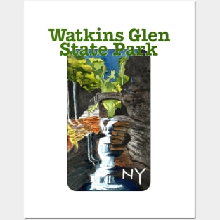 Watkins Glen State Park, New York Posters and Art